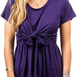 Sofsy Nursing Top Tie Front
